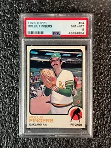 1973 Topps Baseball #84 Rollie Fingers PSA 8 - Picture 1 of 2
