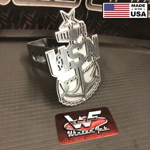 Cubierta de enganche de dos capas de acero 1/8" para jefe senior insignia de la Marina de los Estados Unidos - USN militar - Imagen 1 de 1