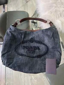 PRADA Mega blaue Demin Tasche von Prada - Bild 1 von 18