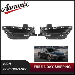 Front Bumper Fog Light Cover Trims RH & LH 2PCS Fits 2015 2016 2017 Chrysler 200 - Picture 1 of 7
