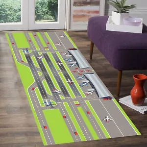 Runner Rug, Airport Rug, Runway Rug, Kids Room Rug, Entryway Rug, Office Decor - Picture 1 of 10