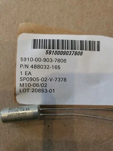 Condensador Arizona 488032-165, NSN 5910009037806, 0,22uF, 200 VDC. De lote antiguo - Imagen 1 de 2