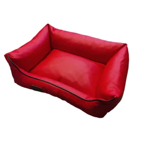Hundebett Hundekorb Hundekissen Hundesofa Liegeplatz Hund Korb Bett Gr.M  Rot - Bild 1 von 3