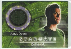 Stargate SG-1 Season 6 Costume Relic Card C18 Corin Nemec as Jonas Quinn