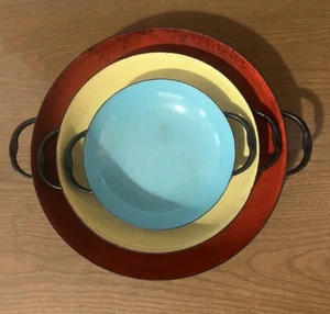 Sizzling Servers Caravelle Set of 3 Vintage Mid Century Modern - Picture 1 of 11