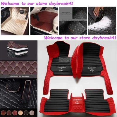 For Nissan Sentra Titan Titan Crew Cab Versa Car Floor Mats Luxury Custom Carpet Foto 1 de 4