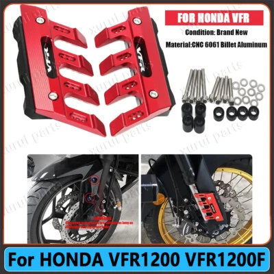 For HONDA VFR VFR1200 VFR1200F CNC Front Fender Frame Sliders Crash Protector - Image 1 of 4
