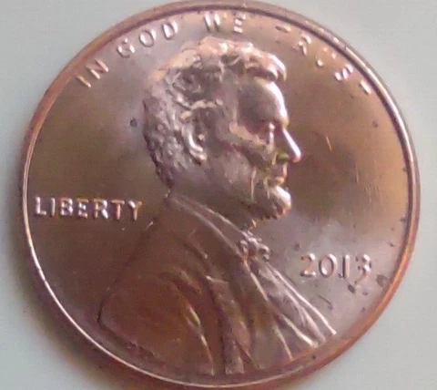 2013 P Uncirculated (BU) Lincoln Shield Cent (Penny) Cover