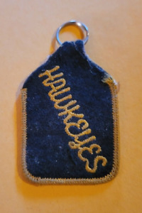 Nice Old Original Stitched Iowa Hawkeyes Football Key Ring Keychain