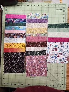 50 Precut 6" X 6" Fabric Squares Cotton (25 Prints, 2 each) Patterns May Vary - Picture 1 of 9