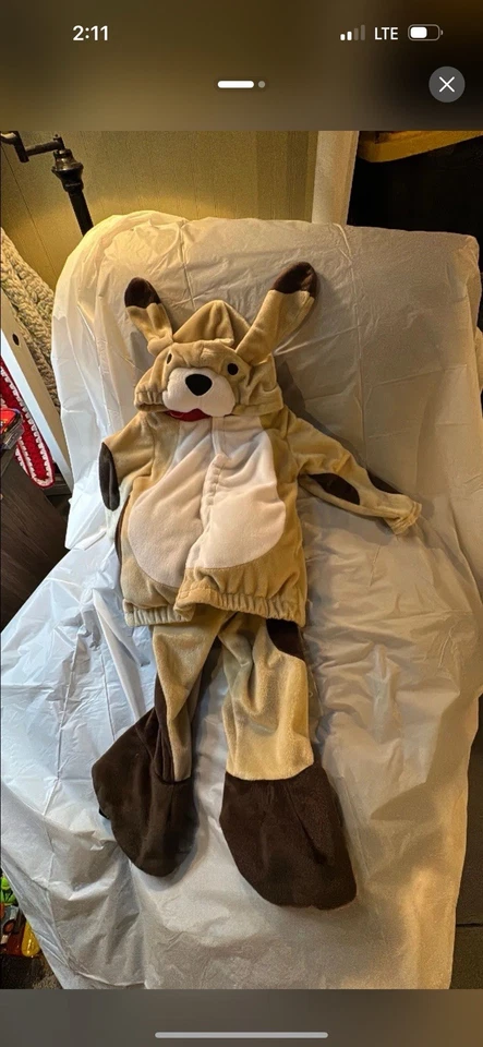 Gymboree  Puppy Halloween Costume Size 2-3T Excellent Condition Pre Owned - Image 1 of 2