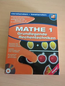 Franzis' Mathe 1 Grundlegende Rechentechniken PC Software Big Box +Zugabe - Bild 1 von 4