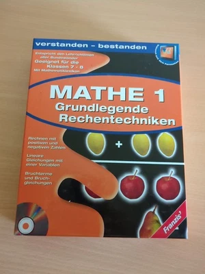 Franzis' Mathe 1 Grundlegende Rechentechniken PC Software Big Box +Zugabe - Bild 1 von 4
