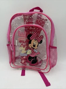 Fast Forward Minnie Mouse durchsichtiger Rucksack - 16 Zoll - Bild 1 von 4