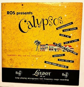 EDMUNDO ROS & his Orchestra – Ros Presents Calypsos  1951 London LPB 367, 10" LP - Imagen 1 de 4