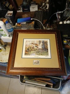 Numbered 2287/3600 Framed Signed Print Lee Leblanc "Southern Refuge" Print Stamp - Picture 1 of 5