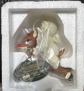 Departamento 56 Snowbabies 2000 Rudolph The Red Nose Reindeer “Guiding The Sleigh” Nuevo en caja - Imagen 1 de 3