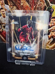 EMILE HESKEY Black Lazer Auto Topps Chrome UCC 2024-25 Liverpool FC - Picture 1 of 2