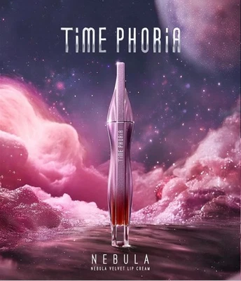 [ORIGINAL] TIME PHORIA Nebula Velvet Lip Cream 4ml | Soft Matte Long Lasting New - Image 1 of 4