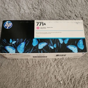 HP 771A Light Magenta Ink B6Y19A Cartridge OEM NEW Sealed 26 March 2019 - Zdjęcie 1 z 4