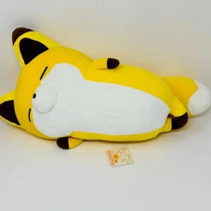 Fox Cool Lazy Afternoon Raccoon and Fox Chilling Plush Large Japan US Seller - Picture 1 of 3