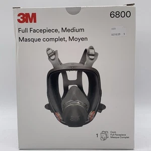 Respirador facial completo 3M serie 6000 reutilizable tamaño 6800 mediano nuevo en caja - Imagen 1 de 6