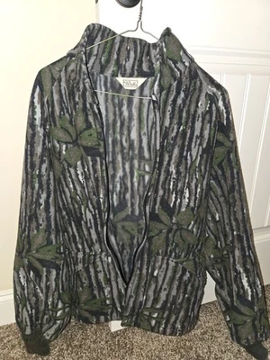 Walls Polartuff Fleece Jacket In Realtree Original Grey.  Great Shape! - Image 1 of 4