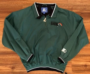 Vintage Hawaii Rainbow Warriors Starter Jacket Size Medium Pullover Rare UH - Picture 1 of 5