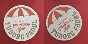 Tuborg Fadol Eremitage Hotel Brauerei Bierdeckel Bier - Picture 1 of 1