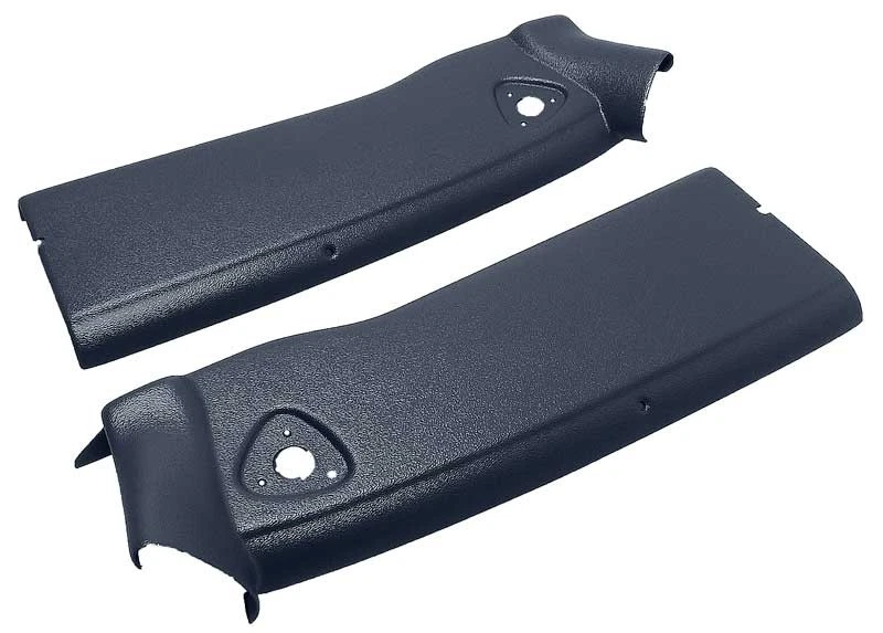 1978-87 Buick Regal; T Top Sun Visor Trim Panels; Dark Blue; Pair - Изображение 1 из 1