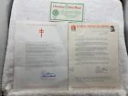 1966 1971 Christmas Seal Campaign of Philadelphia Christmas Fund Drive Letters