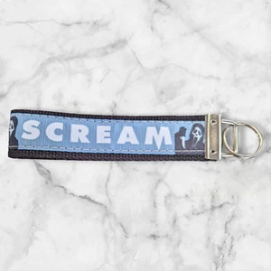 *Llavero Grito Muñequera Cinta de grosgrain Algodón Correas Llavero 6 pulgadas - Imagen 1 de 3