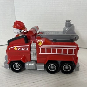 Paw Patrol The Movie Marshall Deluxe Trasformazione Camion dei Pompieri Veicolo Figura Giocattolo - Foto 1 di 6