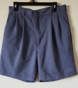 Croft & Barrow Men's Blue Shorts Size 34 Golf Pleated Front - Picture 1 of 3