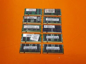 ⭐️⭐️⭐️⭐️⭐️ (Lot of 10) Assorted Laptop 2GB PC2-5300 (DDR2-667) RAM Memory Sticks - Picture 1 of 3