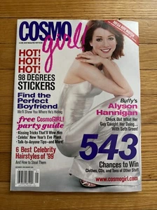 Cosmo Girl Magazine Dec/Jan 2000 ALYSON HANNIGAN Willow UNREAD - Picture 1 of 11
