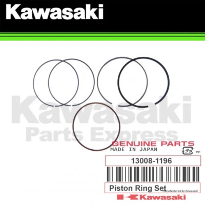 NUEVO 2000 - 2025 GENUINO KAWASAKI Z650 VULCAN NINJA VERSYS 650 JUEGO DE ANILLOS DE PISTÓN Foto 1 de 4