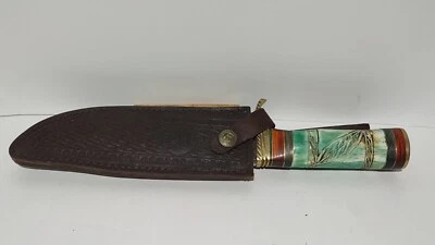 Timber Rattler TR134 Full Tang Bowie Knife, Ornate Handle, 12" overall Stainless - Image 1 of 4
