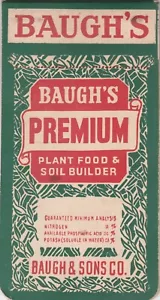 Baugh’s Premium Plant Food & Soil Builder Notizblock Werbung 5 1/4" C1 - Bild 1 von 9
