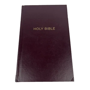 NKJV Holy Bible Giant Print - Imitation Leather by Thomas Nelson Burgandy 2017 - Picture 1 of 6