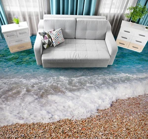 3D Kies Sprühen H3979 Fußboden Wandbild Fototapete Tapete Familie Coco 2024 - Picture 1 of 5