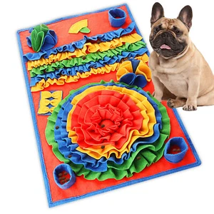 Dog Pet Snuffle Mat Feeding Smell Sniffing Nose Training Stress Relief Slow Eat - Picture 1 of 12