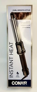 Conair Instant Heat Curling 3/4 Inch Styling Brush 30 Second Heat Up 25 Settings - Picture 1 of 5