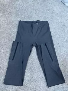 Theory Gray Leggings Size Small - Preowned, Ankle Zip, 30" Inseam - Picture 1 of 6
