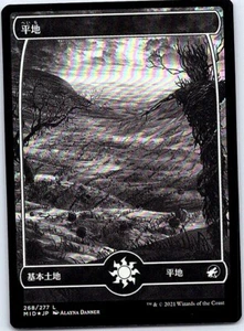 Plains #268 FOIL Japanese x1 Innistrad: Midnight Hunt mtg SP/MP - Picture 1 of 1