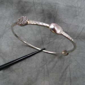 Michael Dawkins Bracelet Sterling Silver Bangle Marcasites Starry Night 91f - Picture 1 of 8