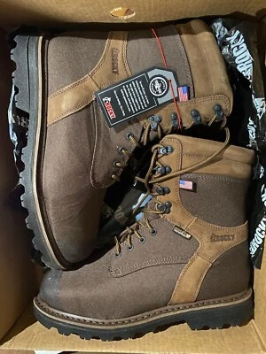 ROCKY MENS DEERSTALKER WATERPROOF 1000G INSULATED BOOTS NWB $242 - Image 1 of 4
