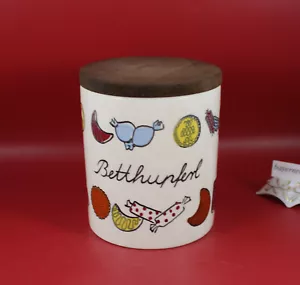 Staffel Limburg Echt Dom-Keramik, Vorratsdose / Keksdose "Betthupferl" H 13,5 cm - Bild 1 von 5