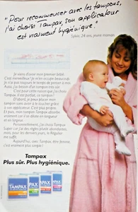 PRESSEWERBUNG 1983 TAMPAX PLUS AUF HYGIENISCHER - Bild 1 von 1