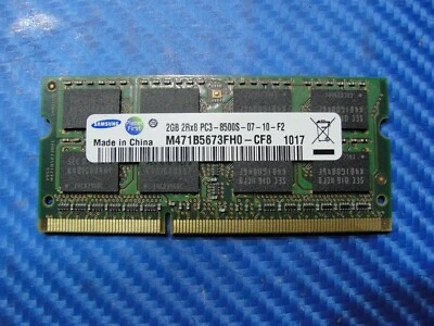 MacBook Pro A1278 Samsung 2GB Memory PC3-8500S-07-10-F2 M471B5673FH0-CF8 - Image 1 of 3